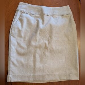 H&M Beige Pencil Skirt